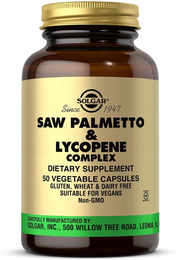 Solgar Saw Palmetto & Lycopene Complex 50 Vegetable Capsules